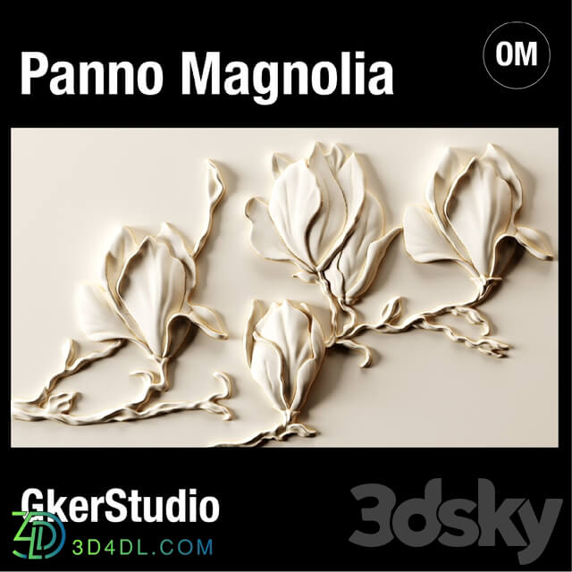 Other decorative objects - Panel magnolia