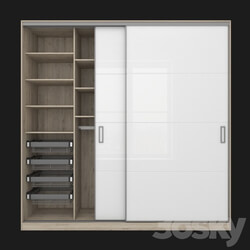 Wardrobe _ Display cabinets - Sliding wardrobe in the narrow Modus MS163 profile _13_ 
