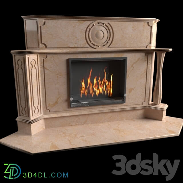 Fireplace - Corner fireplace