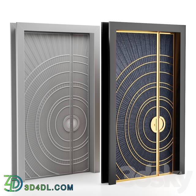 Doors - set of modern door