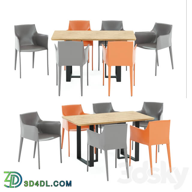 Table _ Chair - 4union Dining set