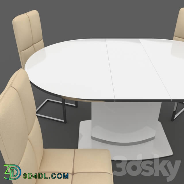 Table _ Chair - Dining table Halmar FEDERICO