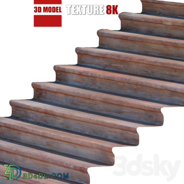 Wooden staircase 96