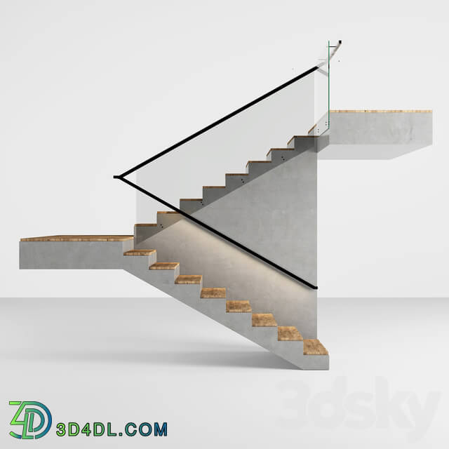 Staircase - Concrete minimalism