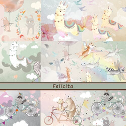 Wall covering - Designer Wallpaper Felicita 
