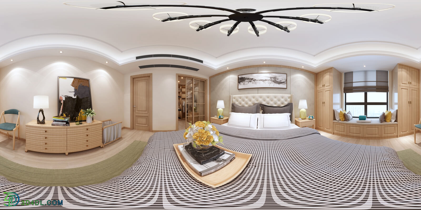 3D66 360° 2017 Bed Room Morden Styles Vol 1 C37