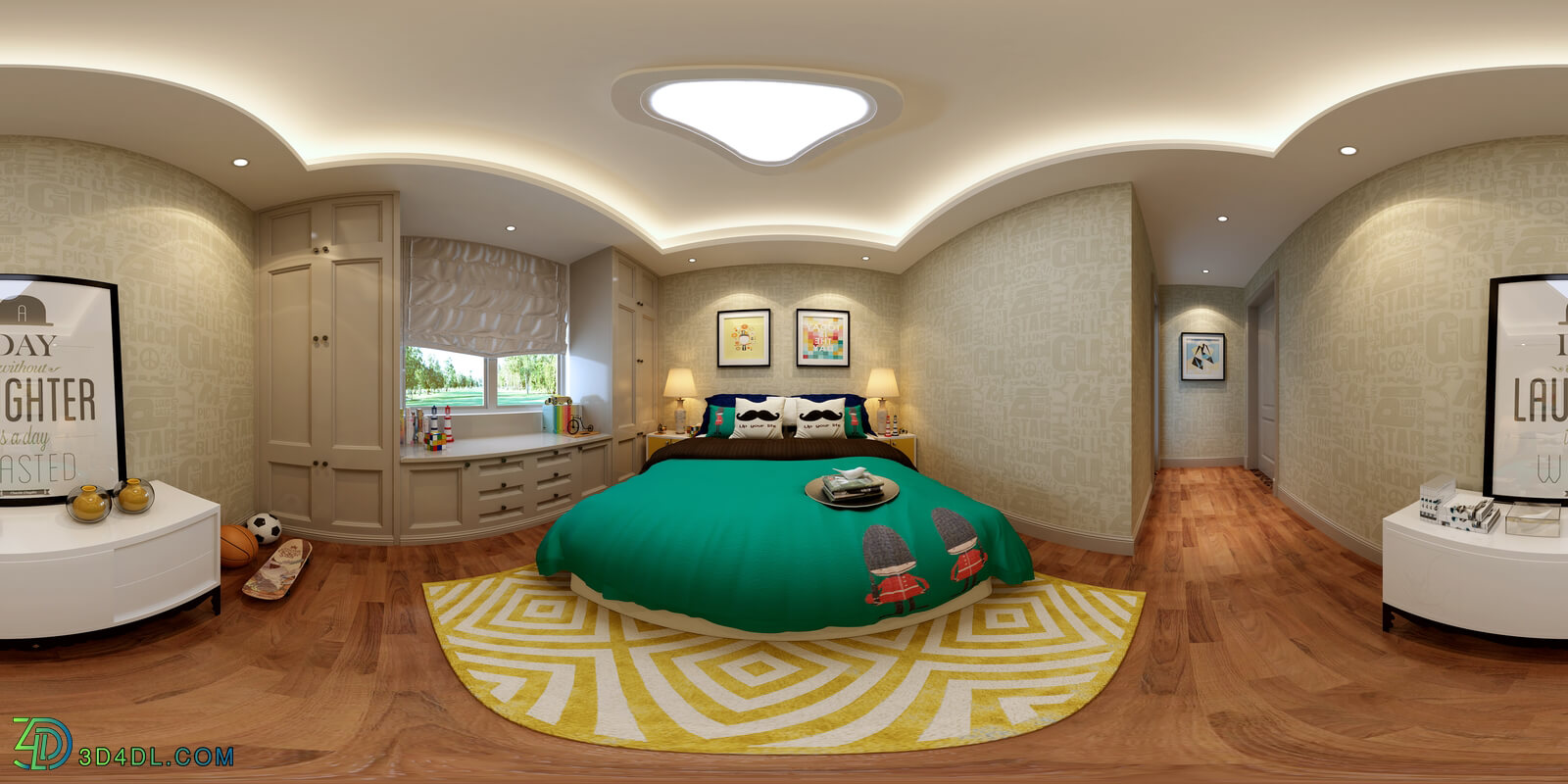 3D66 360° 2017 Bed Room Morden Styles Vol 1 G33