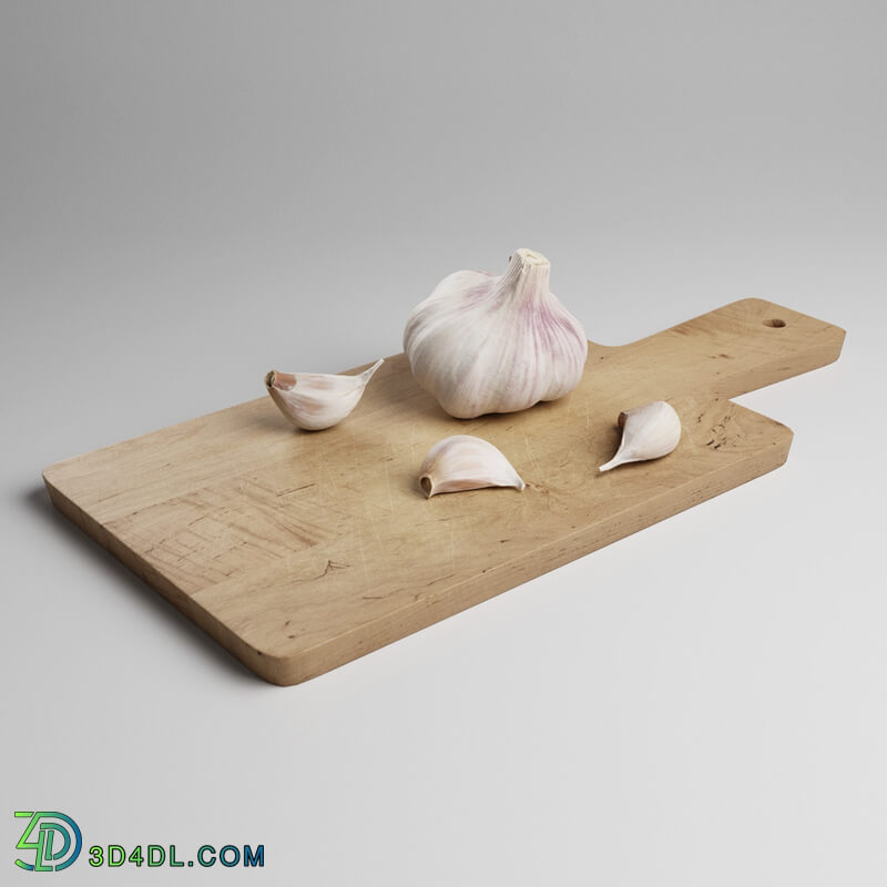 3DCollective Vol01 Set07 Garlic