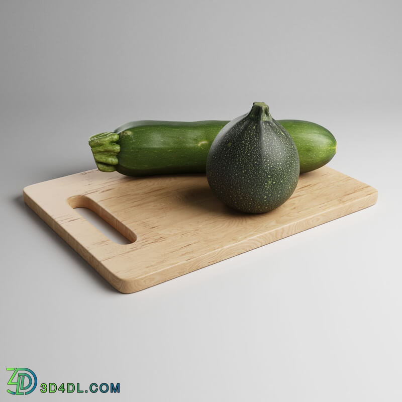 3DCollective Vol01 Set29 Zucchini 02