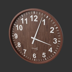 Poliigon Clock Wooden _ 001 