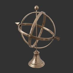 Poliigon Decoration Globe Arrow _ 001 