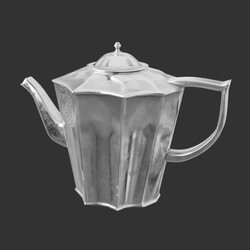 Poliigon Teapot Silver _ 001 