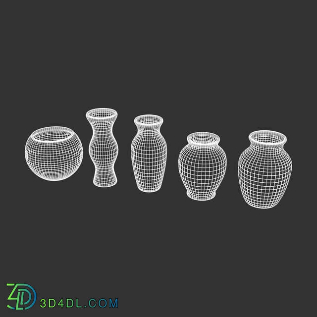 Poliigon Vases Col Simple _ 02