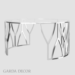 Table - Coffee table Garda Decor 13RXCT3104-SILVER 