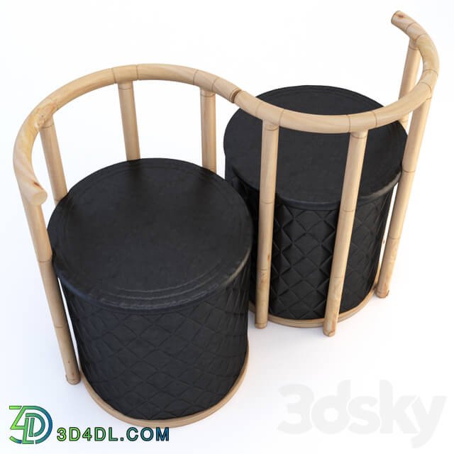 Chair - Rhombus puff chair