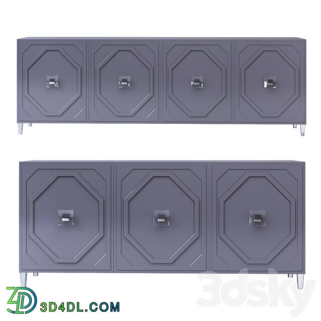 Sideboard _ Chest of drawer - Curbstones Deco Gray