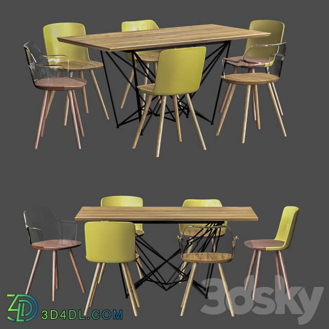 Table _ Chair - 4union Dining set _004