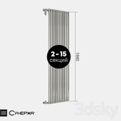 Towel rail - Heating radiator Sunergea _Estet_ single-row 1800 