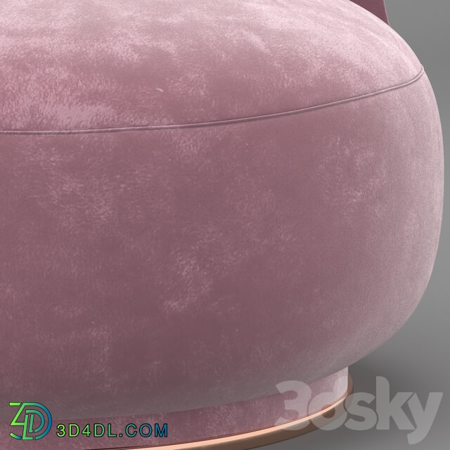 Arm chair - pink sofa 01