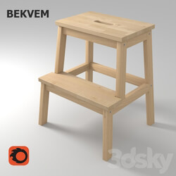 Chair - Ikea bekvem ladder stool 