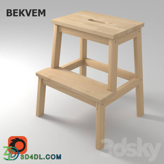 Chair - Ikea bekvem ladder stool