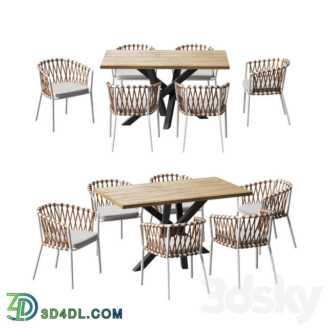 Table _ Chair - 4union Dining set _005