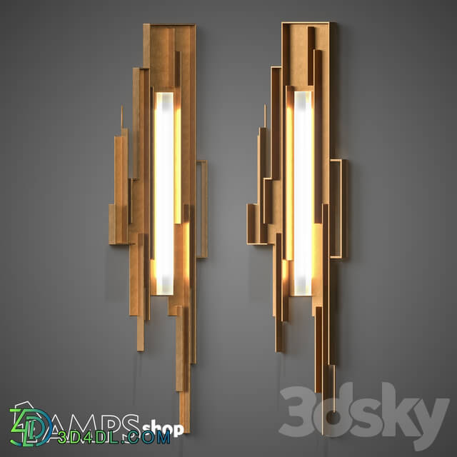 Wall light - B4088 Sconce Rectangles