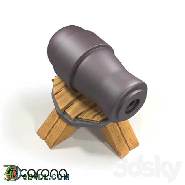 Weapon - Clash of Clans Cannon Level 01