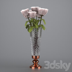 Bouquet - Roses in a vase 