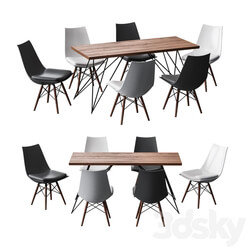 Table _ Chair - 4union Dining set _006 