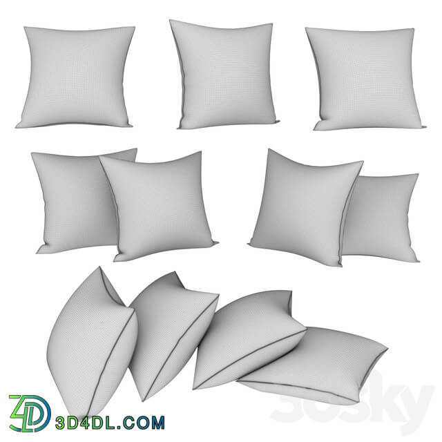 Pillows - Decorative Pillows set 01