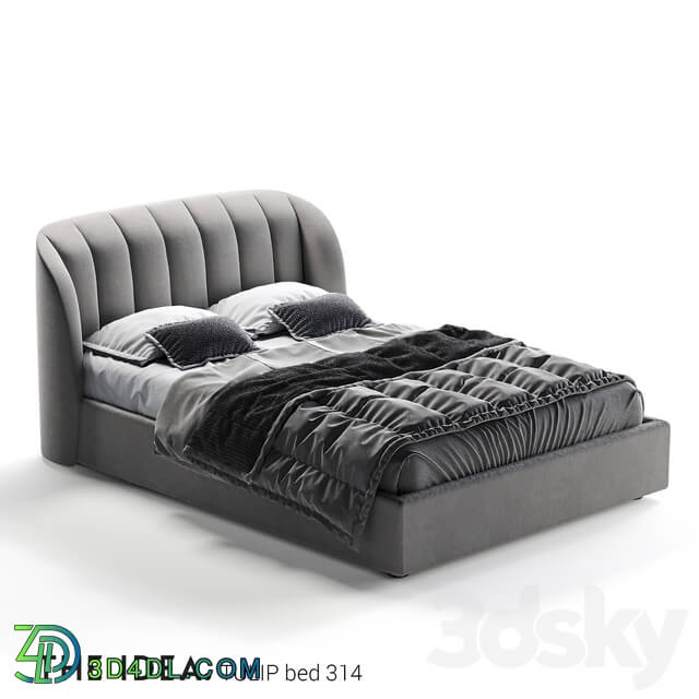 Bed - Tulip 314 bed with a lifting mechanism on a mattress size 1400 _ 2000