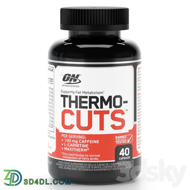 Sports - Thermo Cuts Supplement Bottle