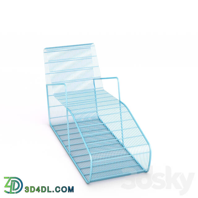 Outdoor furniture - Wire deck chair