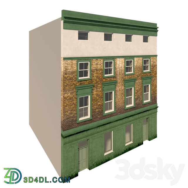 Building - Facade for background