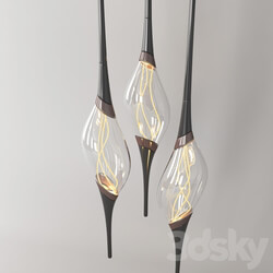 Chandelier - modern glass light 