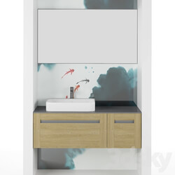 Bathroom furniture - Modern Bathroom Cabinet _ No. 038 