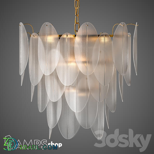 Ceiling light - L1181 Chandelier Delicate Petals