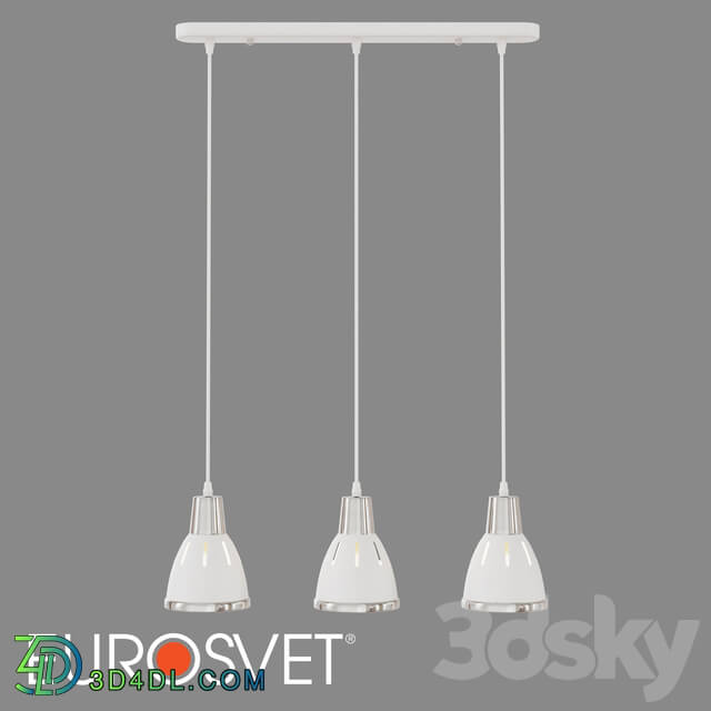 Ceiling light - OM Pendant lamp Eurosvet 50173_3 white Nort