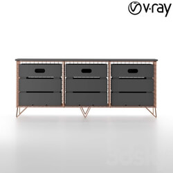 Sideboard Chest of drawer Amph Storage Bench 