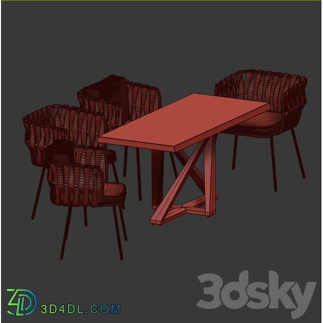 Table Chair 4union Dining set 007