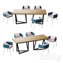Table _ Chair - 4union Dining set _ 008 