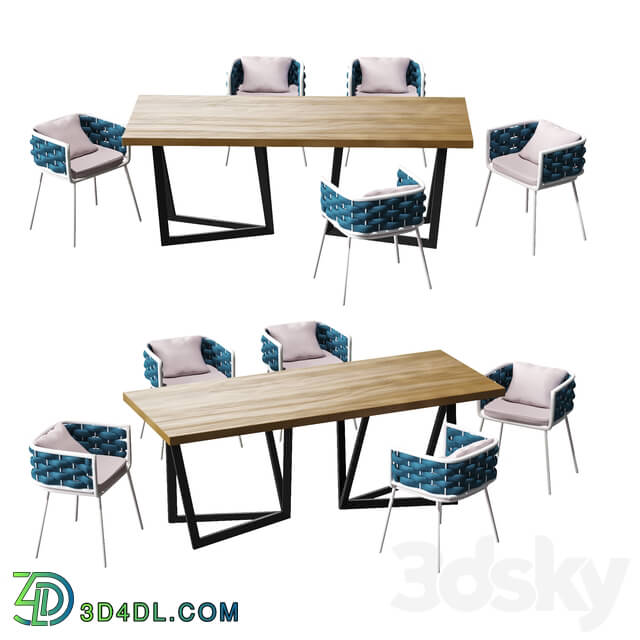 Table _ Chair - 4union Dining set _ 008