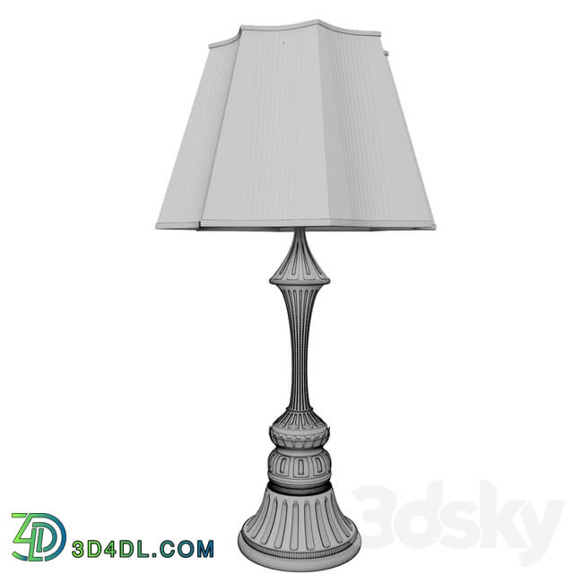 Table lamp - golden table light