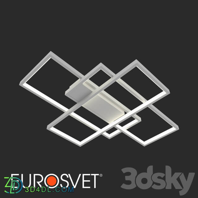 Ceiling light - OM Ceiling LED lamp Eurosvet 90177_3 white Direct