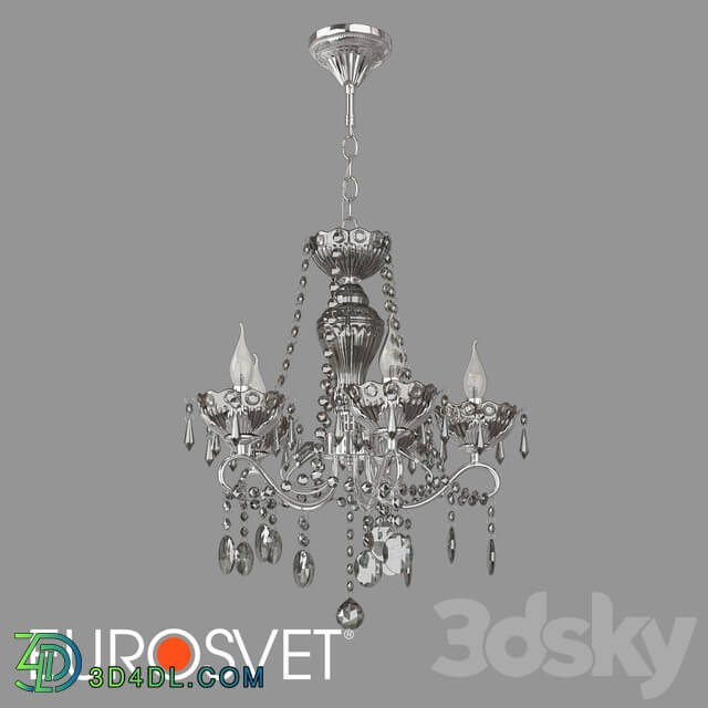 Ceiling light - OM Classic Crystal Chandelier Eurosvet 10103_5 Teodore