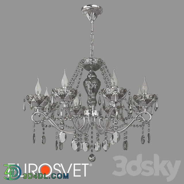 Ceiling light - OM Classic Crystal Chandelier Eurosvet 10103_8 Teodore