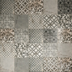 Tile - Damask _ Decor ceramic with multi texture 
