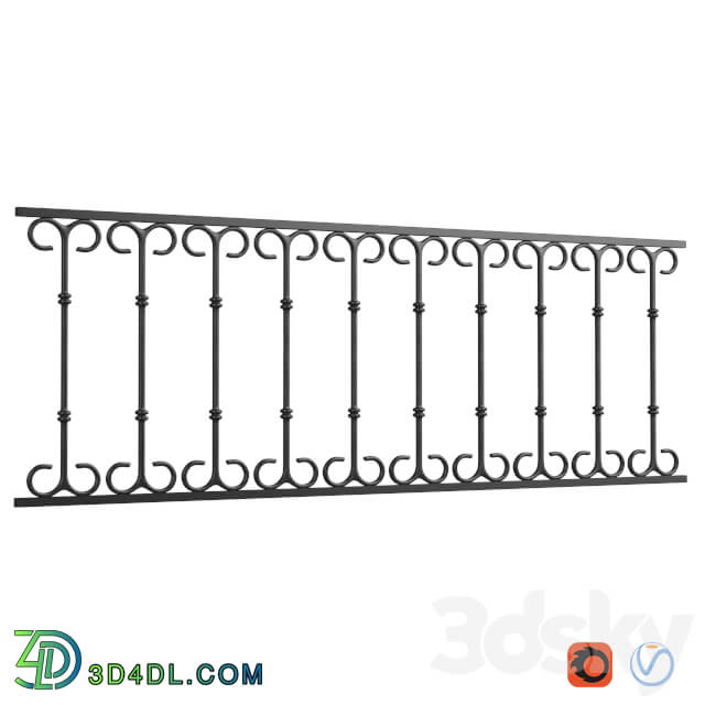 Landsape elements - Classic railings