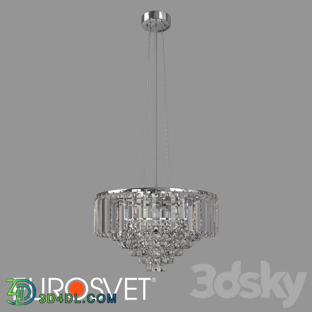 Ceiling light - OM Pendant Crystal Chandelier Eurosvet 10105_5 Torreta
